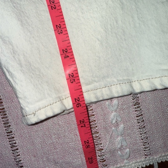 Abercrombie & Fitch Women’s Cream Ultra High Rise Ankle Straight Jeans, sz 34/18 - Picture 15 of 16